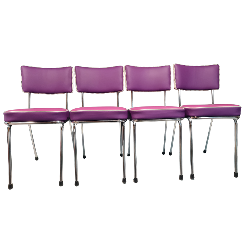 Chrome Chairs "Set of 4"
