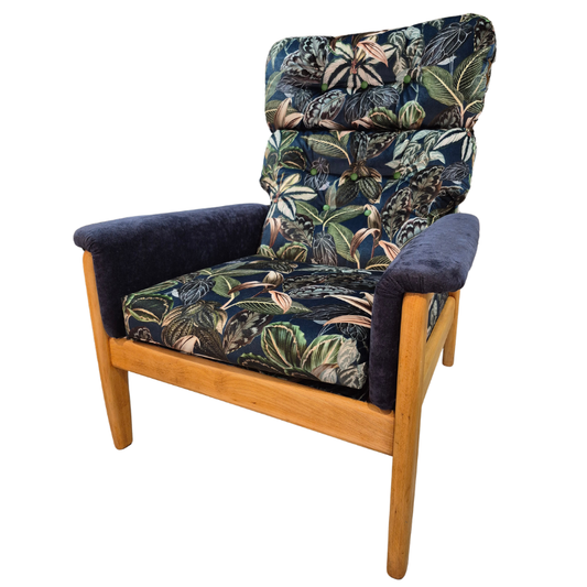 Parker Knoll Mid-Century Armchair & Footstool | Vickies Originals
