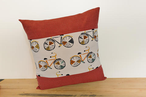 Bicycle Cushion Cover - 3 colours - Gili Boarder