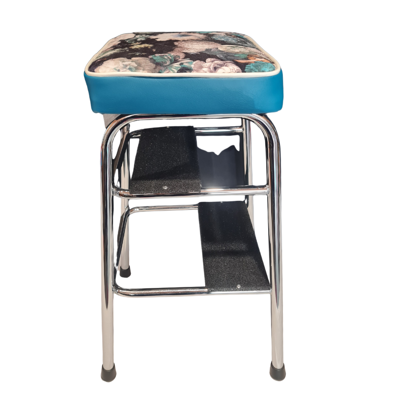1960s Retro Chrome Step Stool – Flowerbomb Fabric