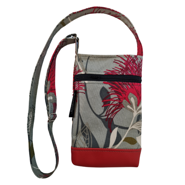 Pohutukawa Grey Mini Shoulder Bag