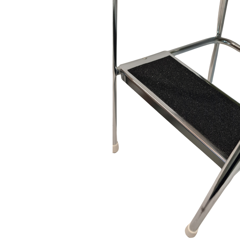 Unique Retro Step Stool - Seat - Scooter - Olive