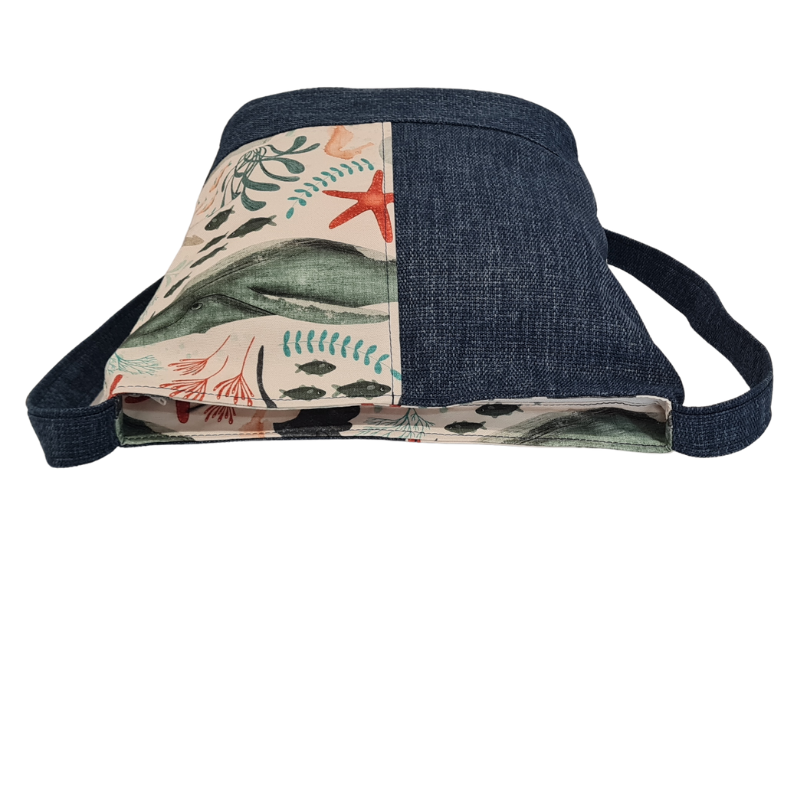 Bucket bag - Sealife - Navy - Shoulder Bag