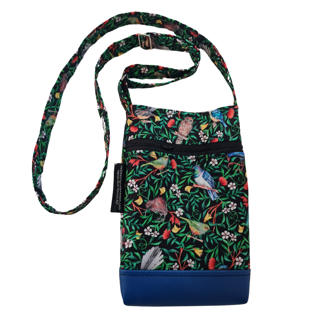 Native NZ Birds Mini Shoulder Bag