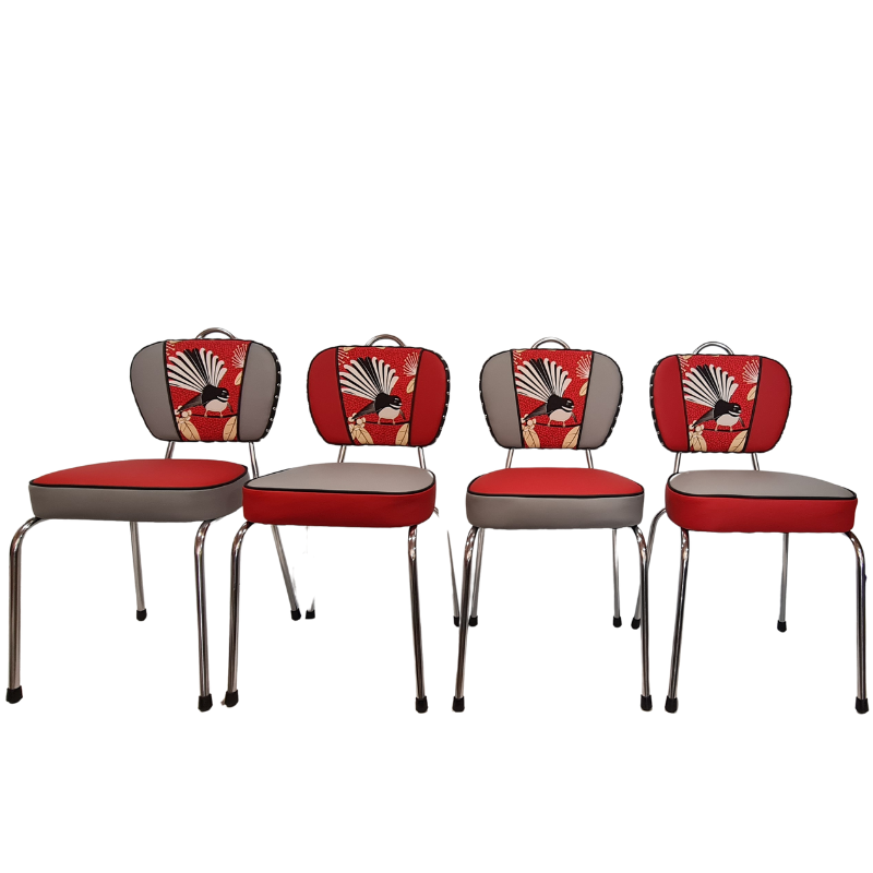 Chrome Chairs "Set of 4" Fantail