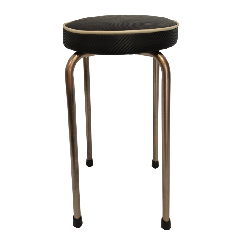 Upcycled Retro Vintage Stool – Copper Finish