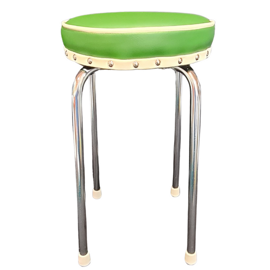 Retro Chrome Stool - Seat