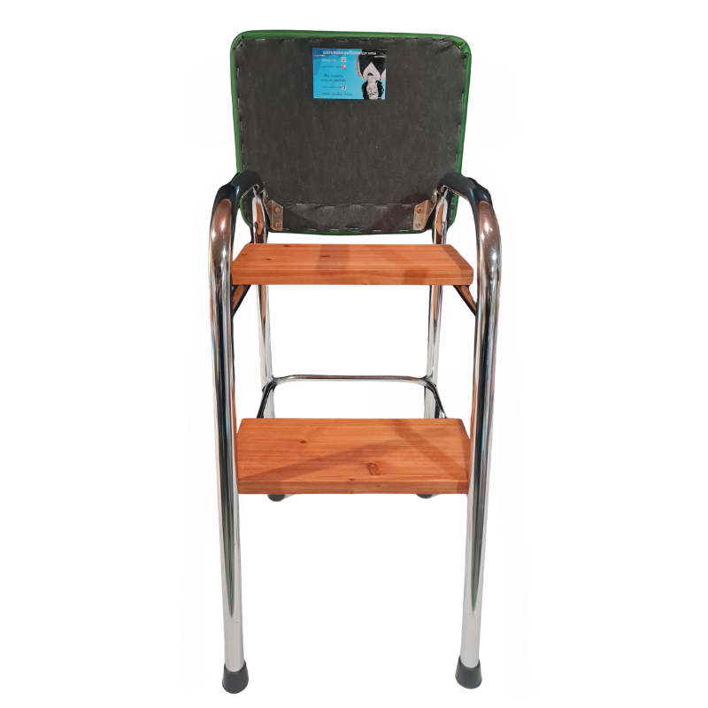 1960s Retro Chrome Step Stool – Zanzibar Fabric