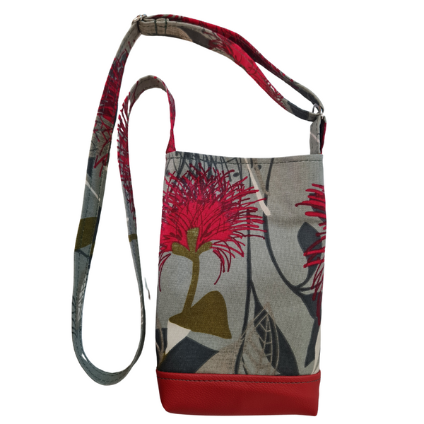 Pohutukawa Grey Mini Shoulder Bag