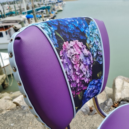 Hydrangea Chrome "Chairs PAIR"