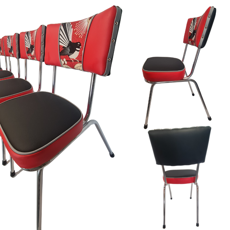 Chrome Chairs "Set of 4" (Fantails)