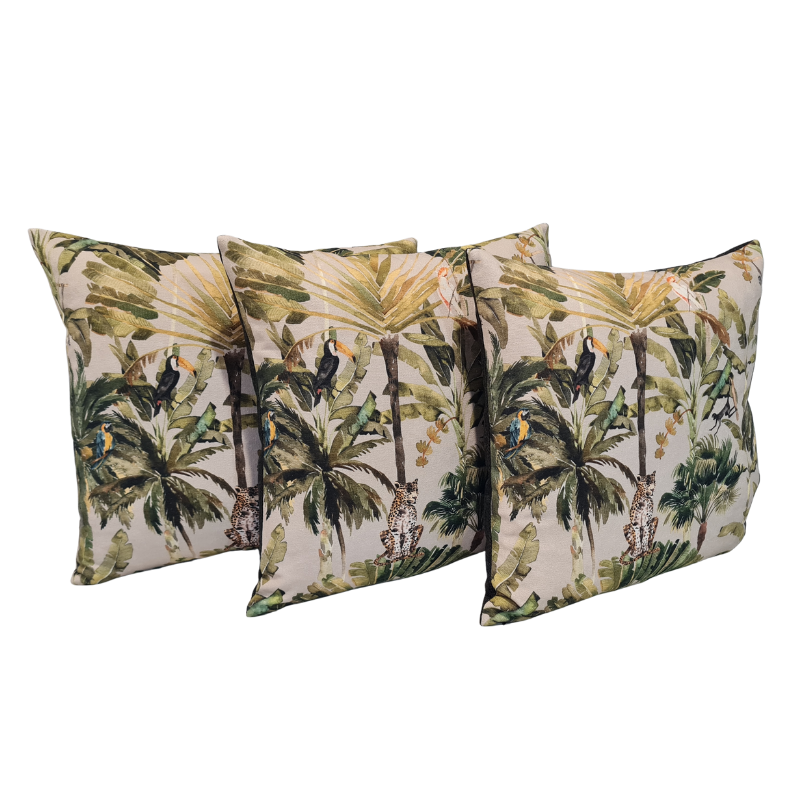 Jungle Cushion Covers - Set of 3