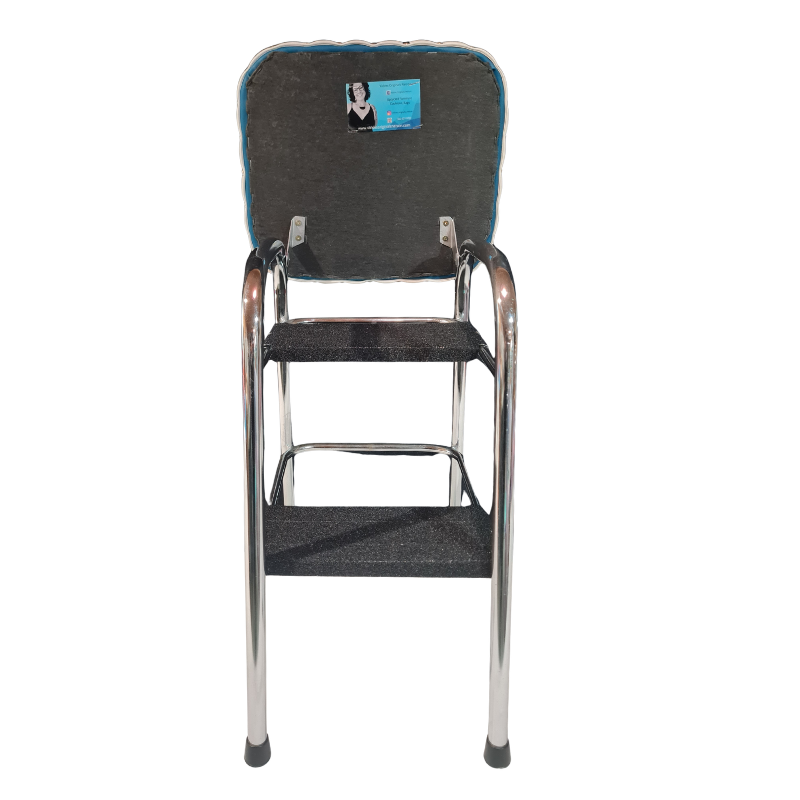 1960s Retro Chrome Step Stool – Flowerbomb Fabric