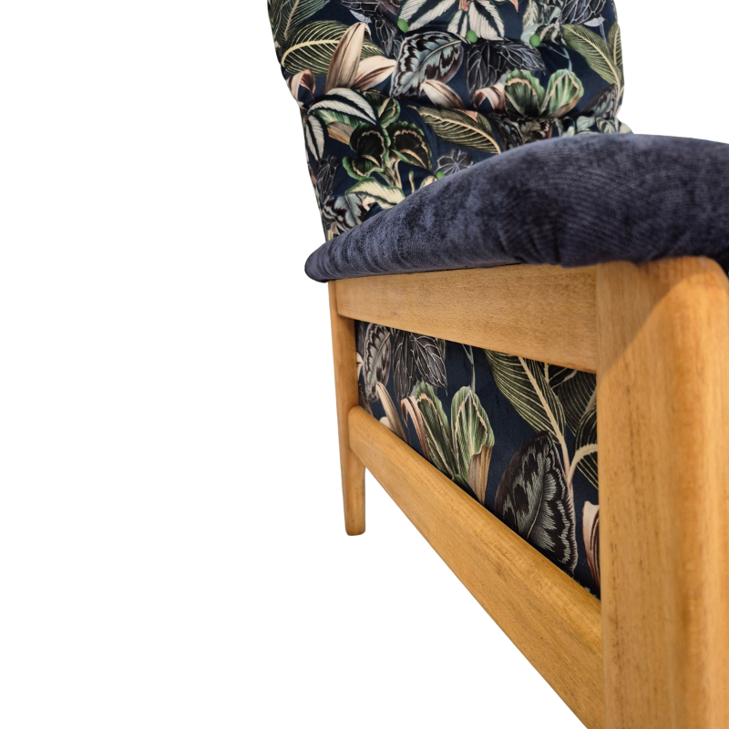 Parker Knoll Mid-Century Armchair & Footstool | Vickies Originals