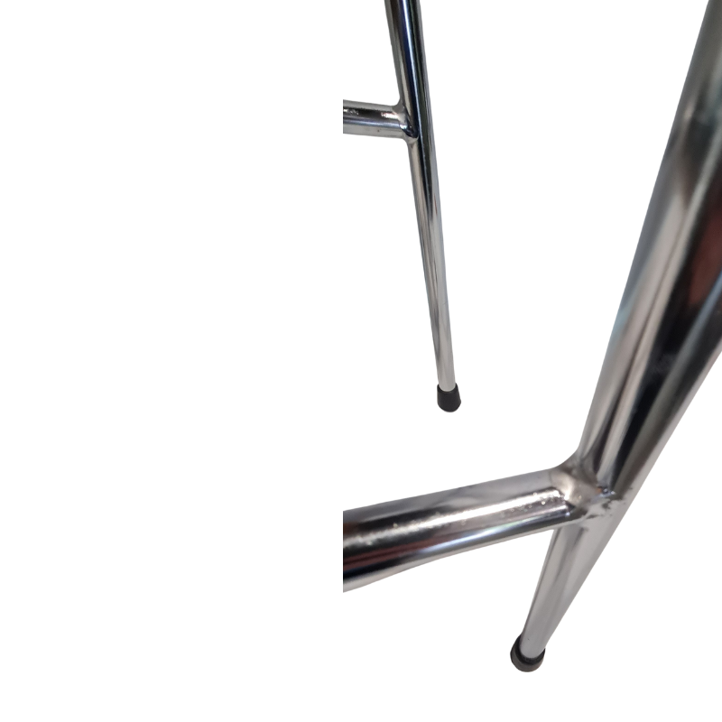 Retro Chrome Step Stool - Seat