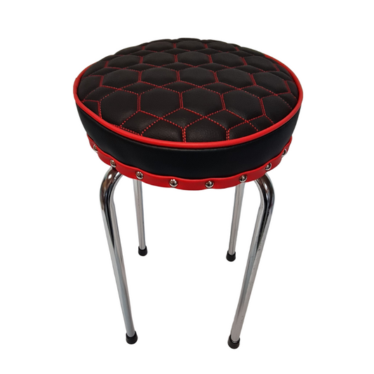 Retro Chrome Stool - Seat
