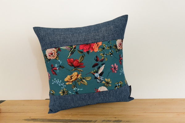 Hummingbird Cushion Cover - Keylargo Ocean (Pair)