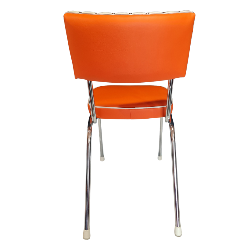 Upcycled 1960s Retro Dining Chairs – One-of-a-Kind Set of 6