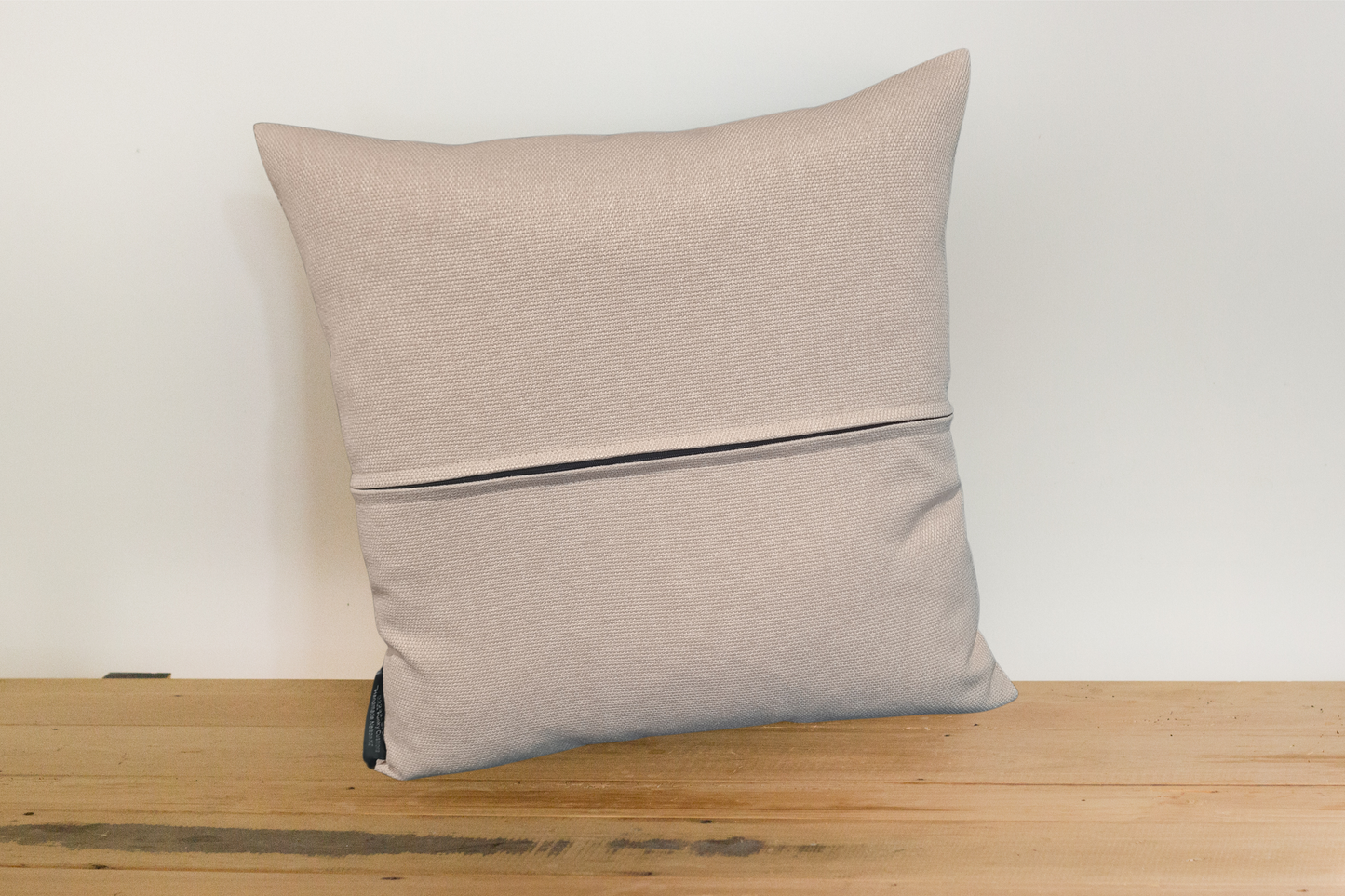 NZ Native Cushion Cover - Kereru & Tui - Linen Border # 2