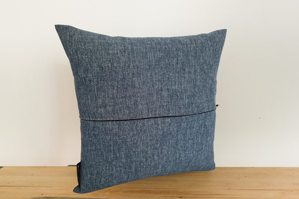 New Zealand Native Cushion Cover - Wood Pigeon & Tui - Boarder # 1