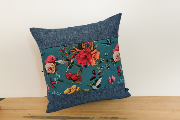 Hummingbird Cushion Cover - Keylargo Ocean (Pair)