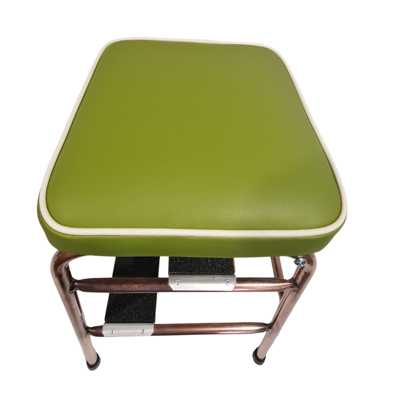 Retro Copper Step Stool - Seat
