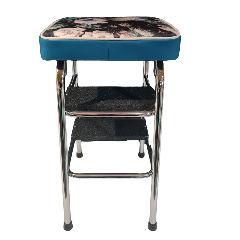 1960s Retro Chrome Step Stool – Flowerbomb Fabric
