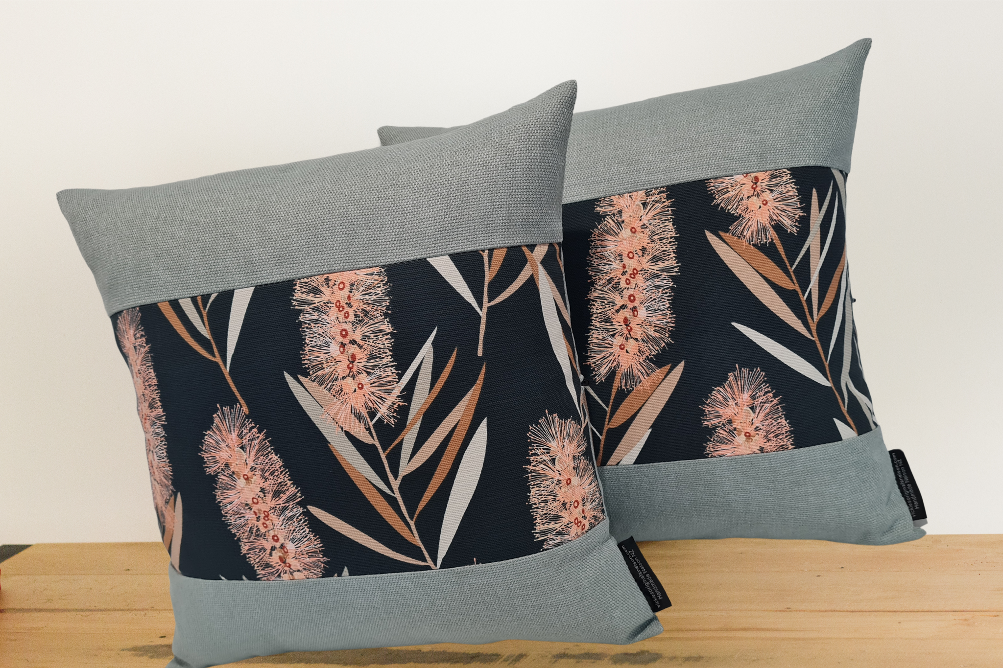 Botanical Cushion Cover - Keylargo Sky (Pair)