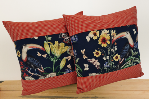 Toucan Cushion Covers - Gili Parrot (Pair)
