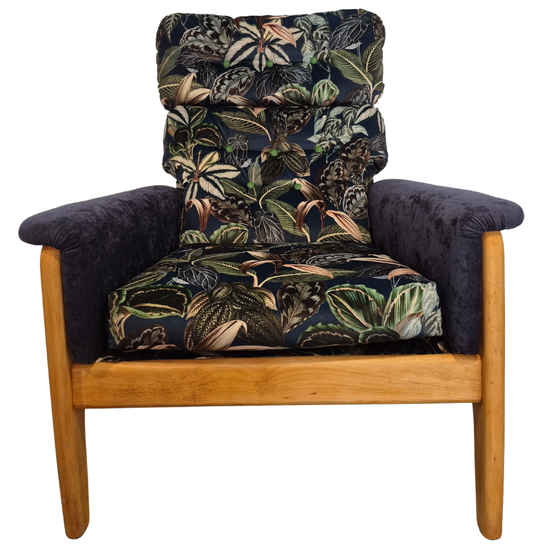 Parker Knoll Mid-Century Armchair & Footstool | Vickies Originals