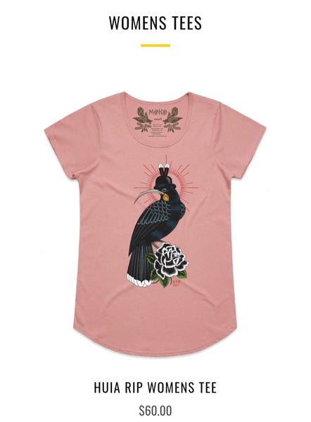 HUIA RIP WOMENS TEE