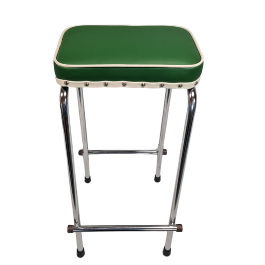 Retro Chrome Stool - Seat TALL