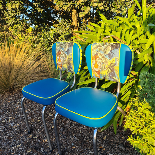 Retro Kitchen Chair's - Pair