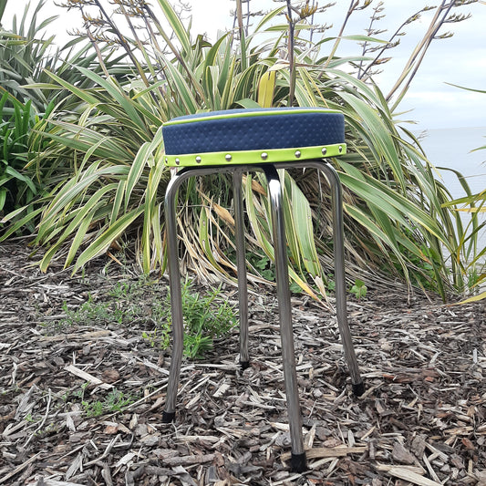 Retro Chrome Stool - Seat