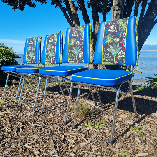 Retro Kitchen Chair's - High backed