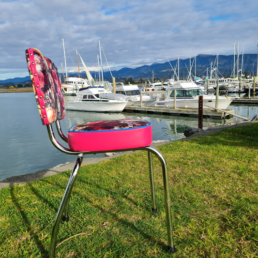 Retro Kitchen Chair - Flower bomb