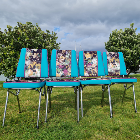 Retro Kitchen Chair's - High backed