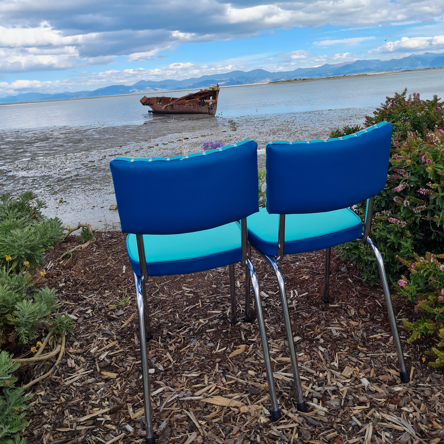 Chrome Chairs Native NZ inspired set off 4