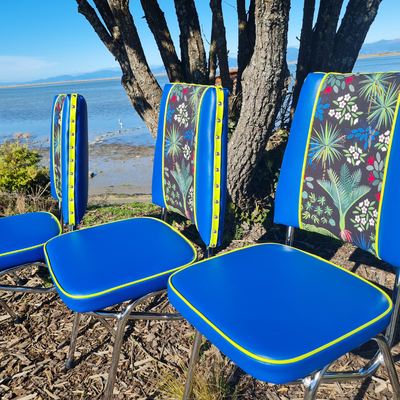 Retro Kitchen Chair's - High backed