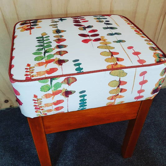 Footstool / Seat Wooden Base