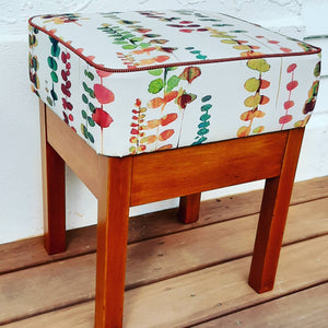 Footstool / Seat Wooden Base