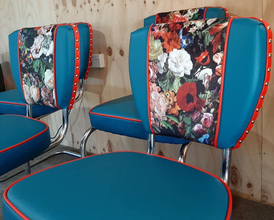 Flower bomb Chrome Chairs
